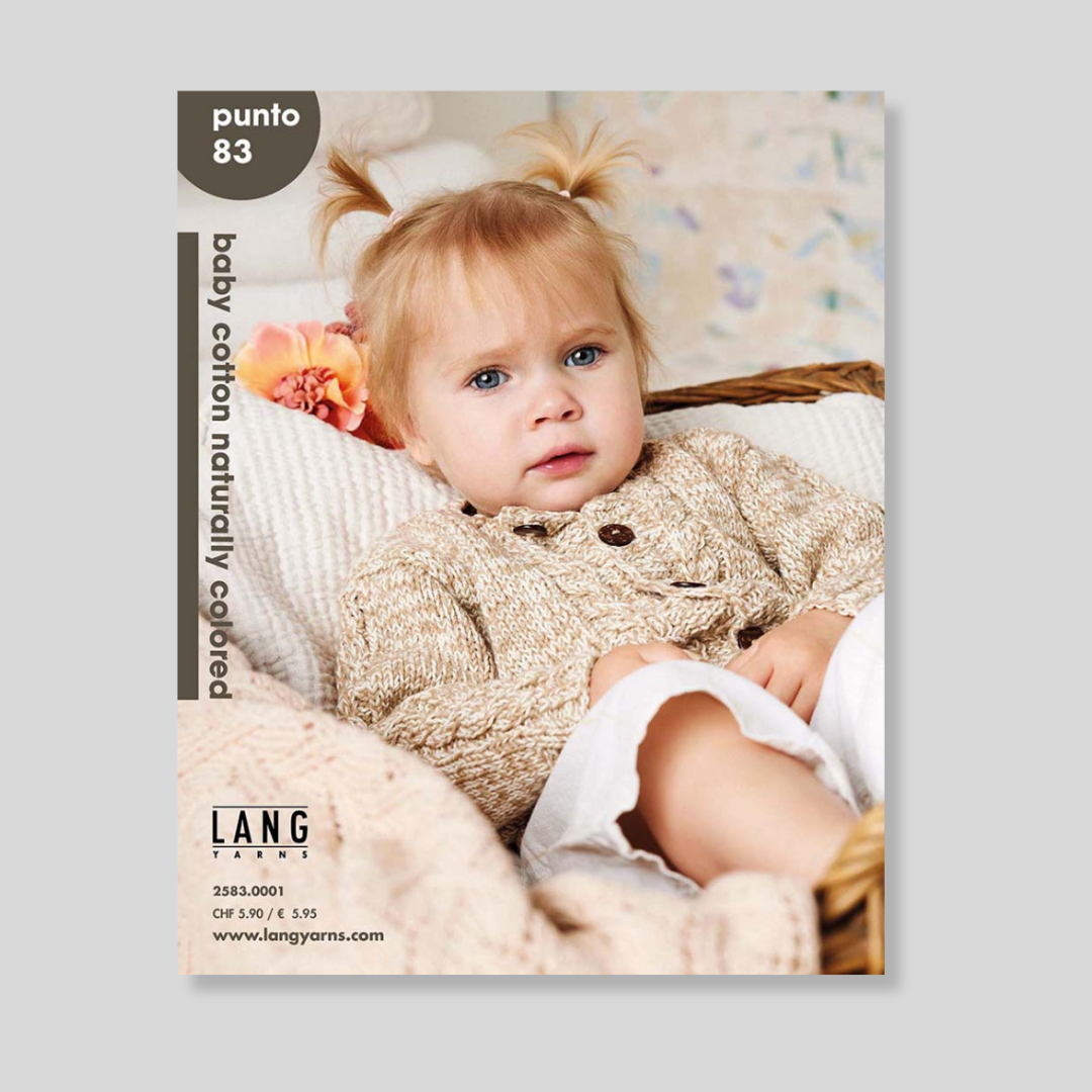 Lang Yarns Punto 83 Baby Cotton Naturally Colored Pattern Book