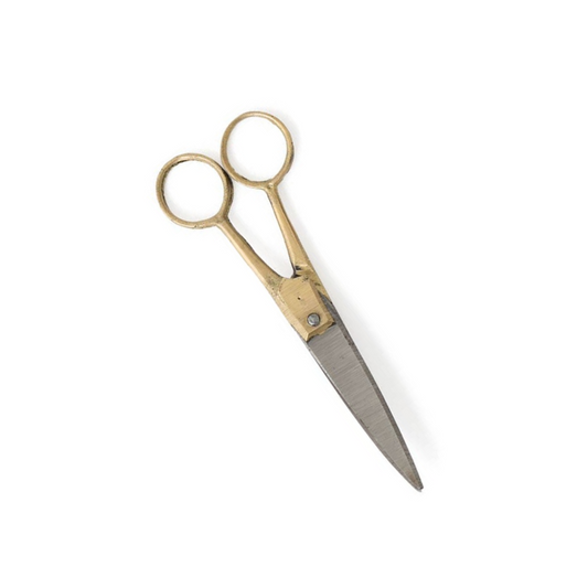 Brass Handle Scissors - Small