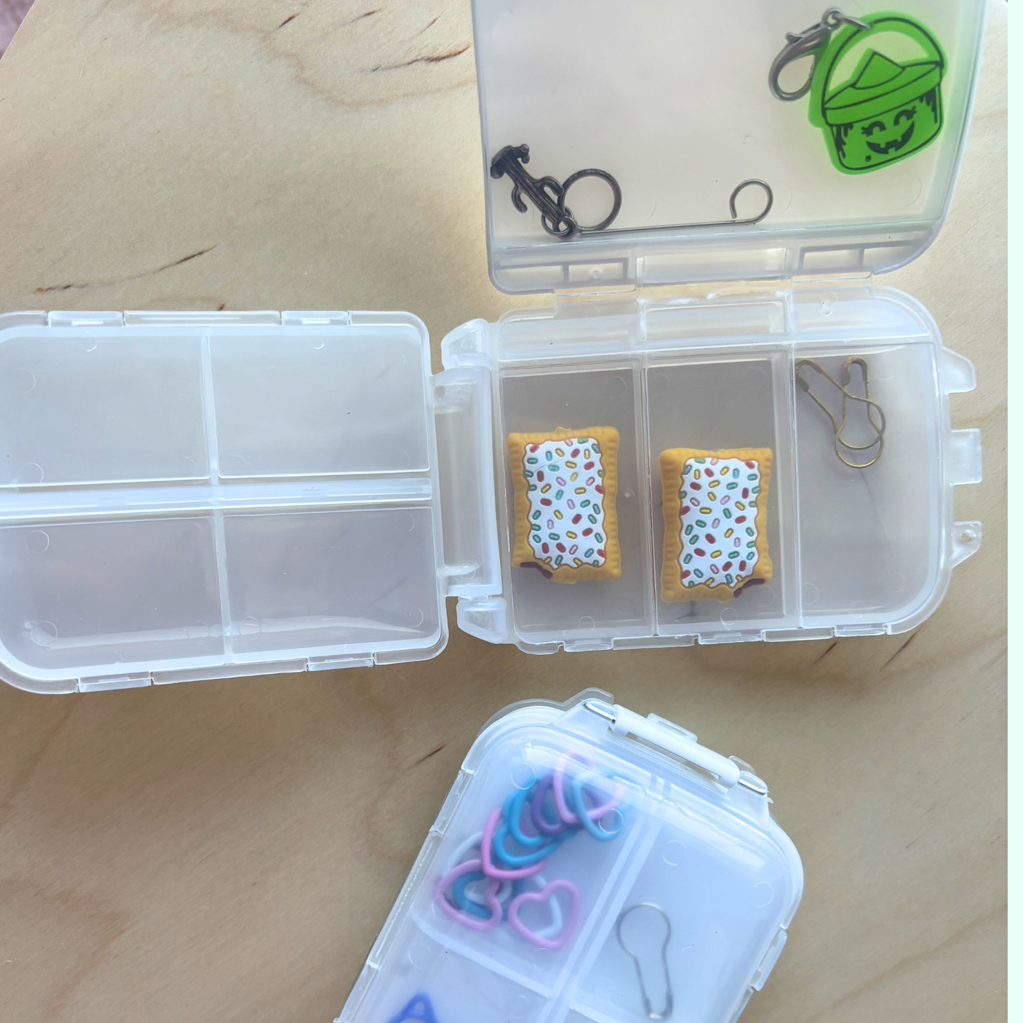 The Stitchcase, Knitting Crochet Notions Case Organizer Mini: Clear