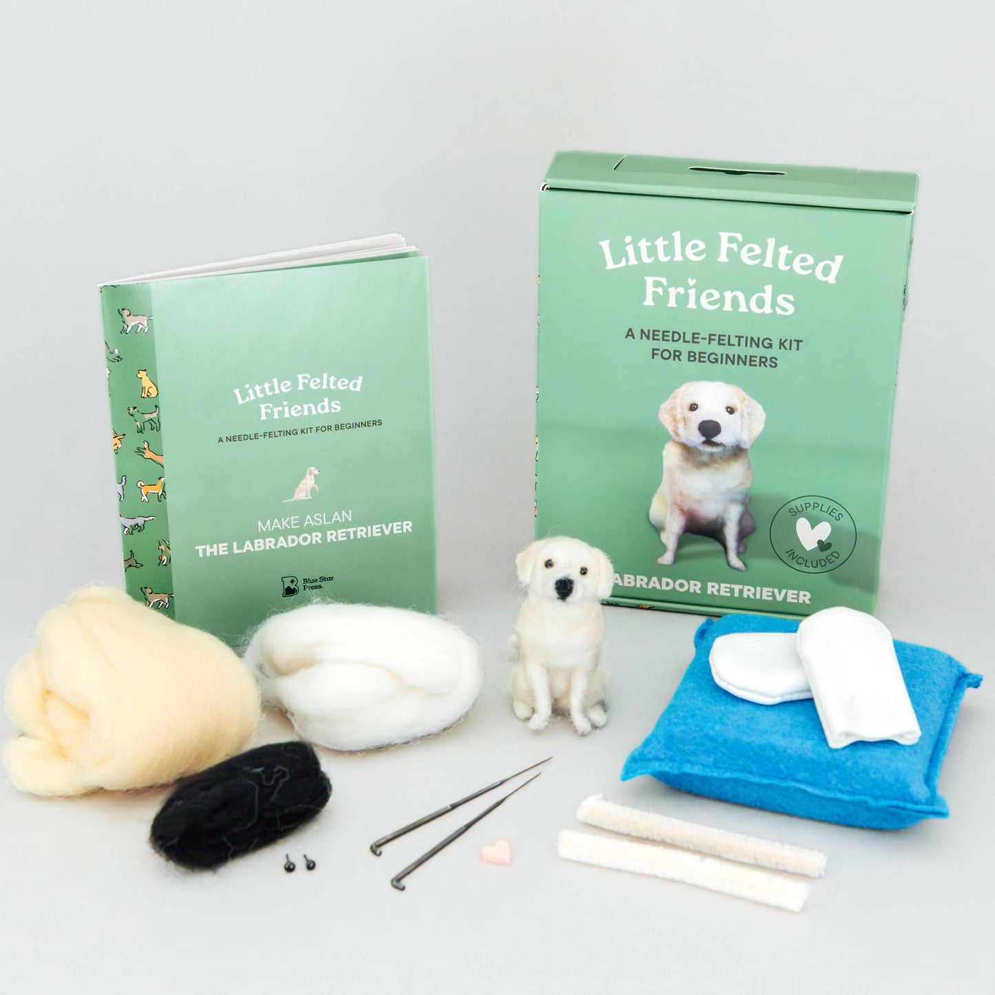 Little Felted Friends: Labrador Retriever Needle-Felting Kit