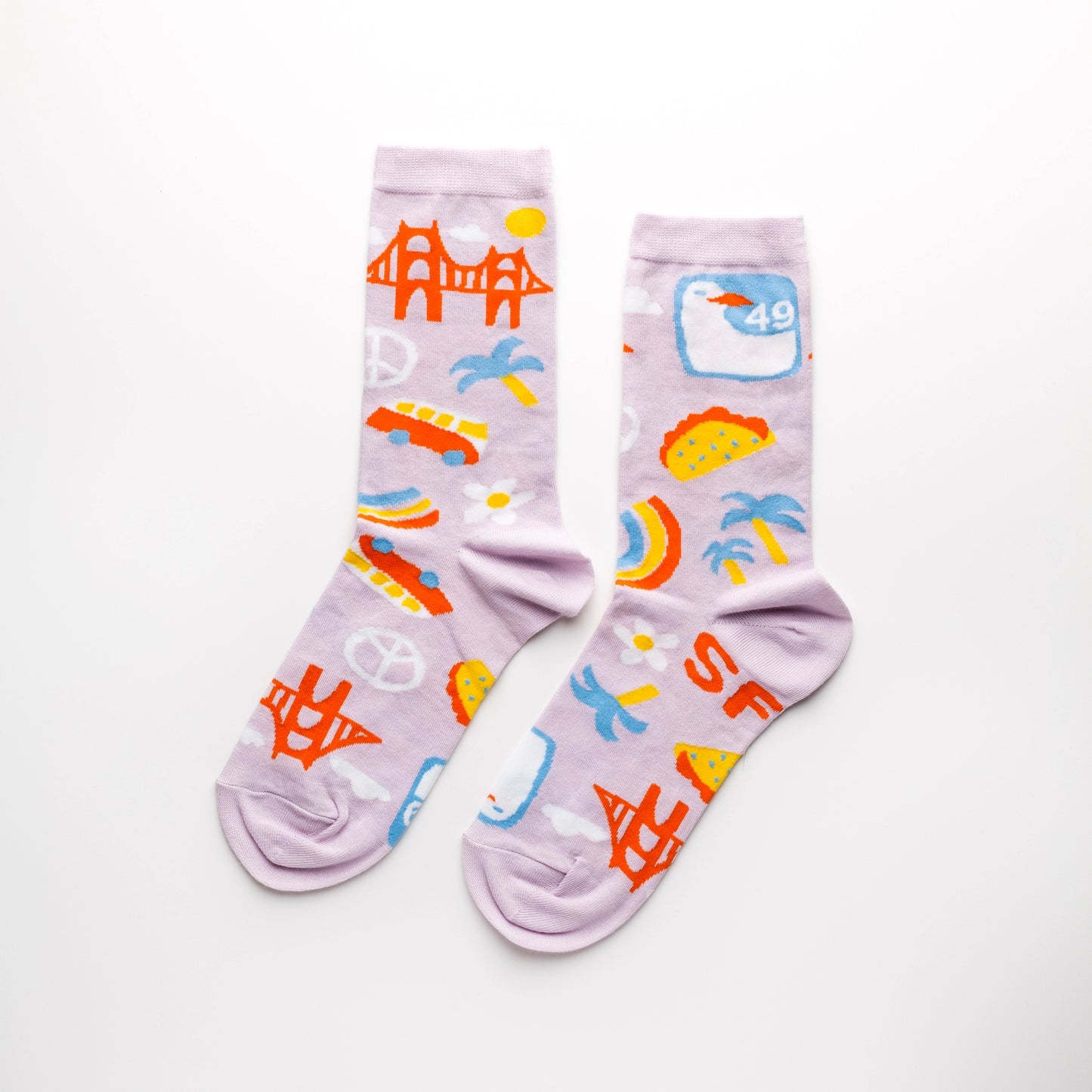 Yellow Owl Workshop - Women's - SF Crew Socks