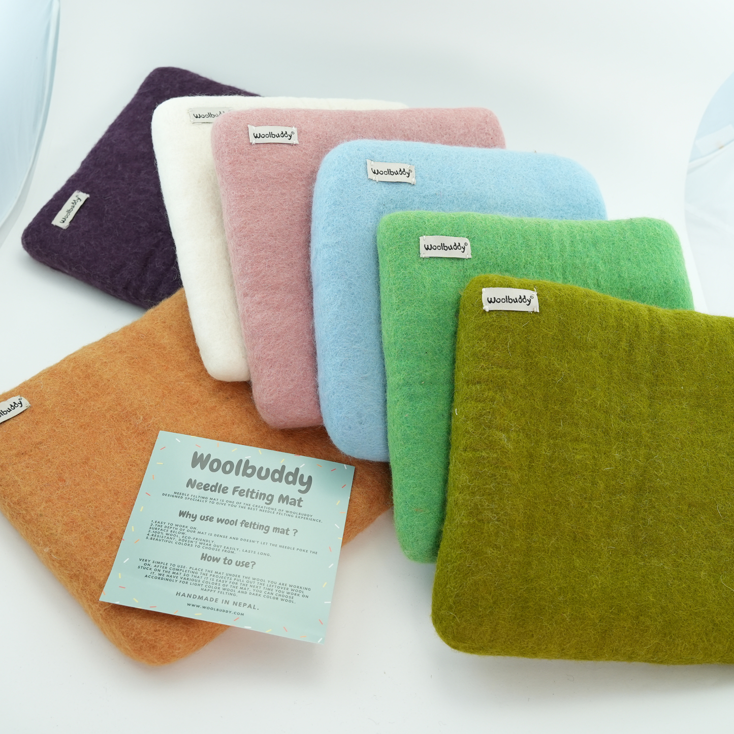 Large Size Needle Felting Mat: White