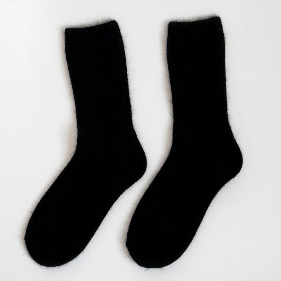 ELMNTL - Super Soft Wool Socks - Black