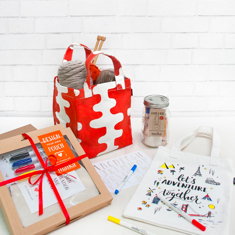 Maika Lunch Tote - Echo Tangerine