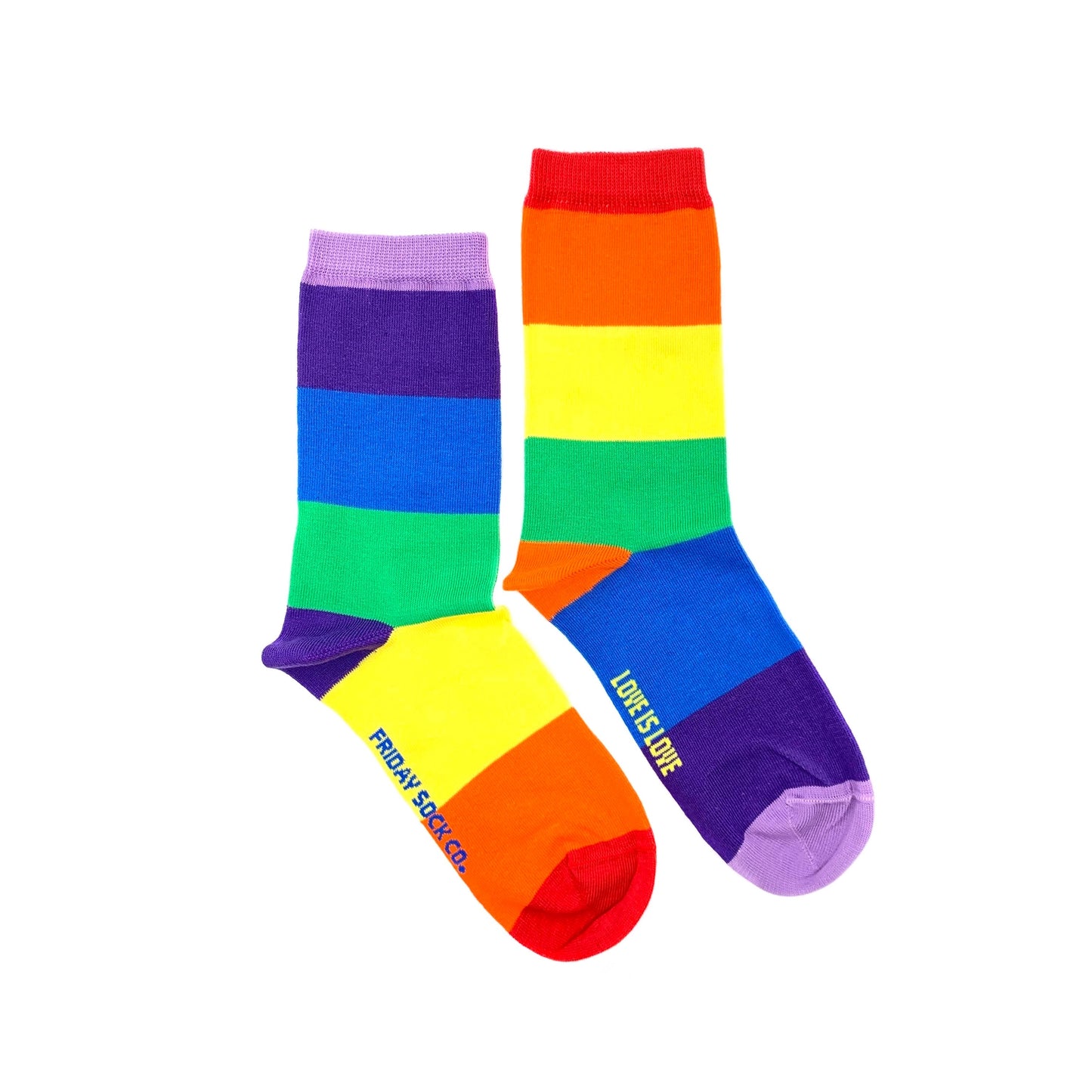 Friday Sock Co. - Women’s Socks | Love is Love | Mismatched Women's 5 - 10
