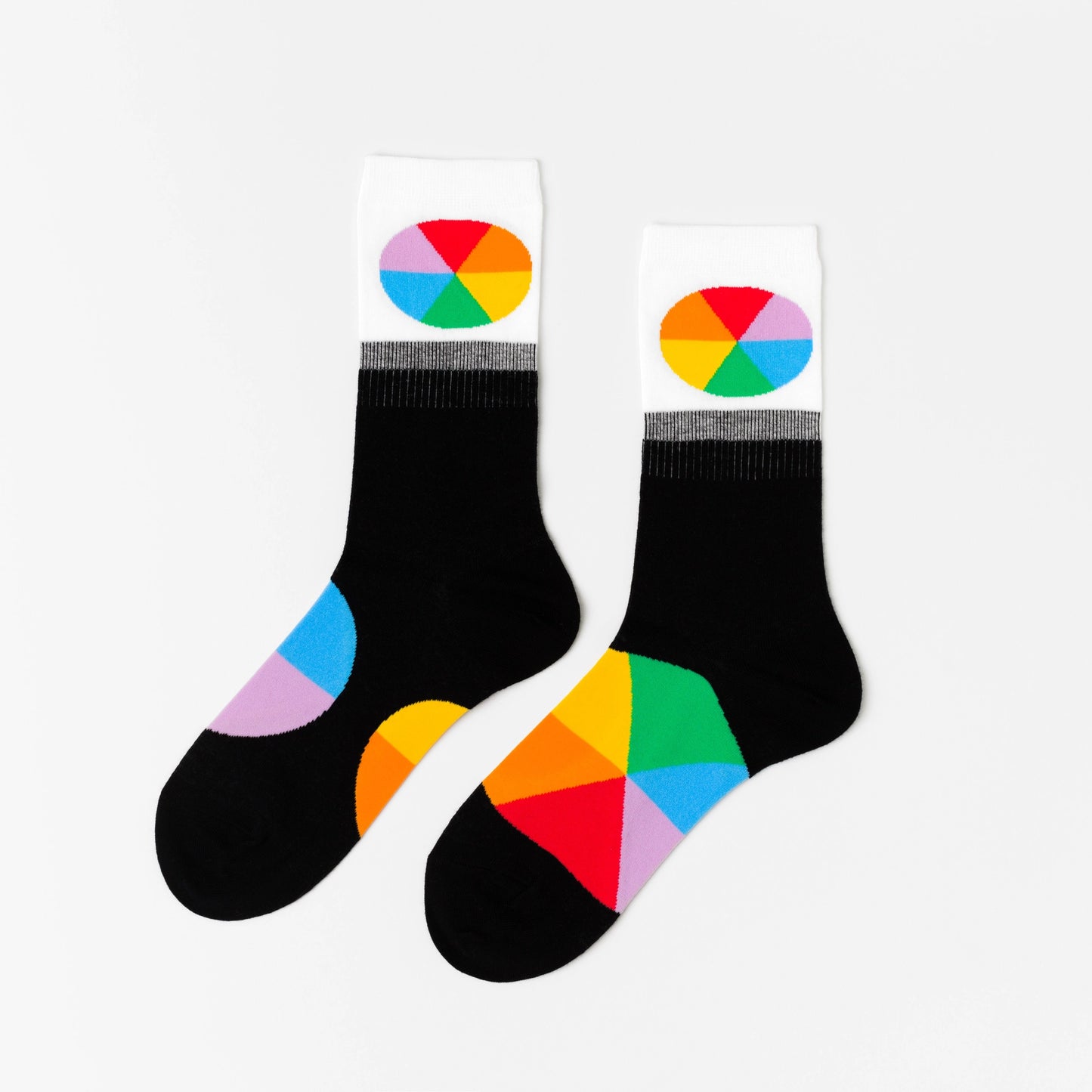 Yellow Owl Workshop - Women's - Color Wheel Crew Socks