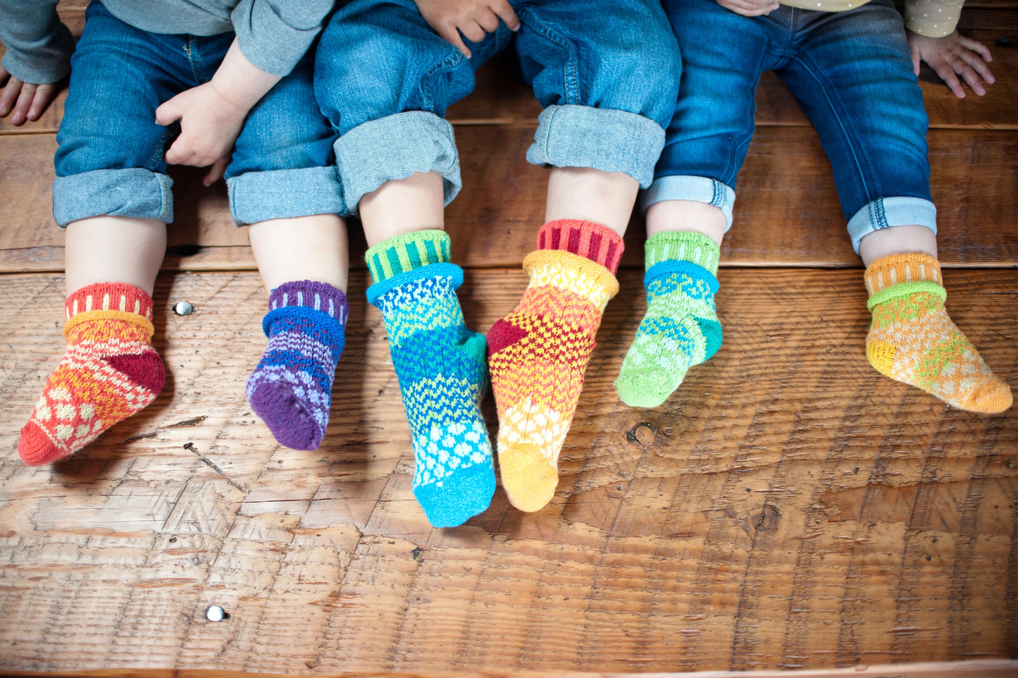 Solmate  - Prism Kids Socks - Small (Age 2-5 / Shoe 5 Toddler - 11 Kids)