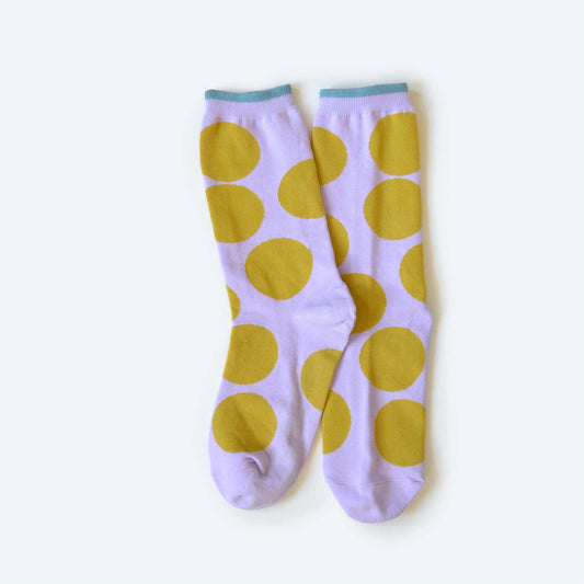 Hooray Sock Co. - Big Dot Lavender Sock Small (Women's 4 - 10)