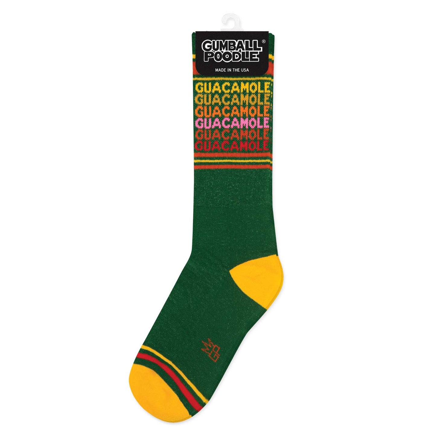 Gumball Poodle -Guacamole Gym Crew Socks