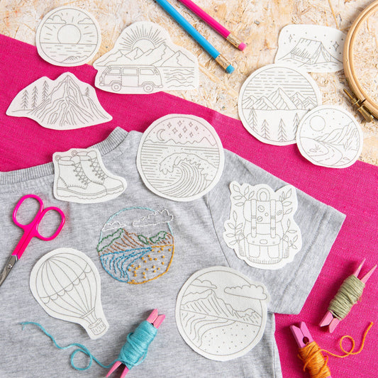 Wander Free - Stick & Stitch Embroidery Pack