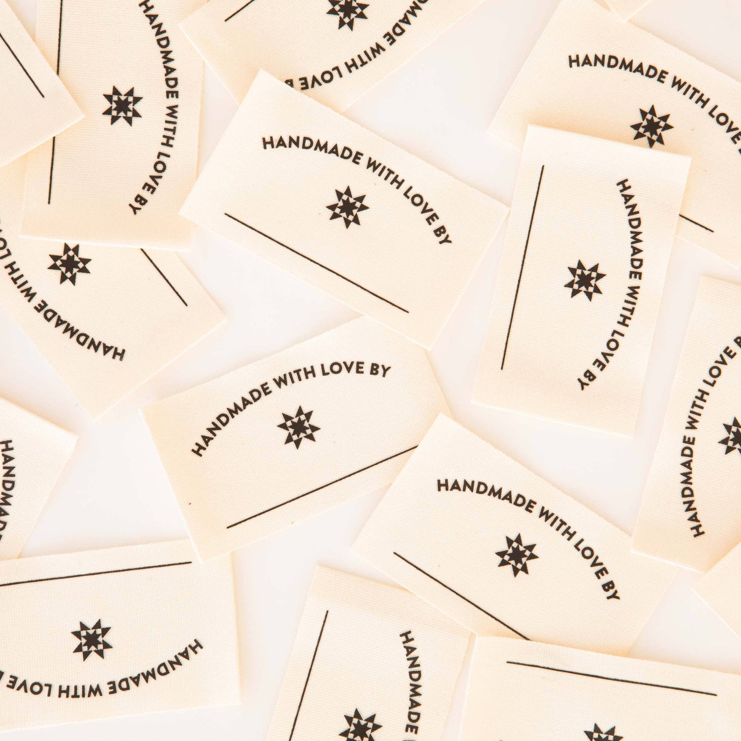 Handmade with Love Organic Cotton Write-In Sewing Labels