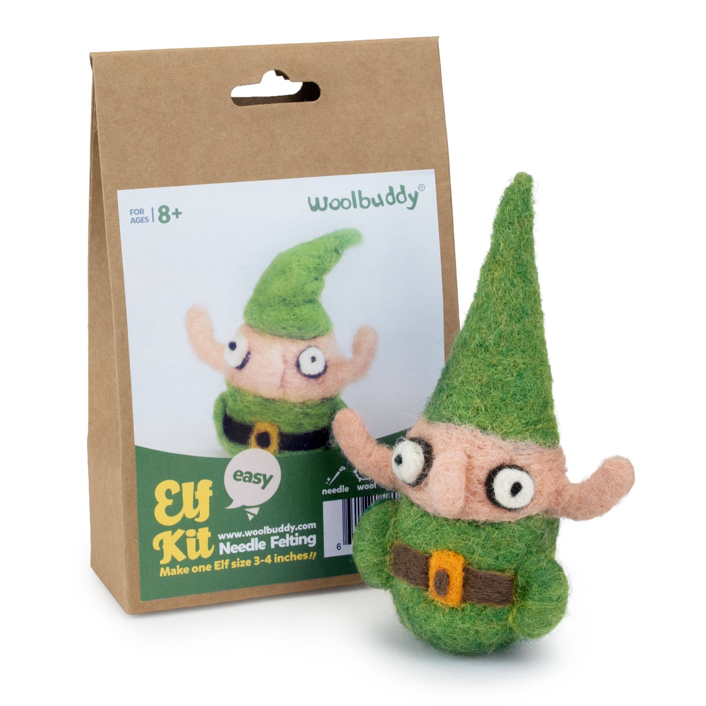 Woolbuddy DIY Needle Felting Kit - Elf
