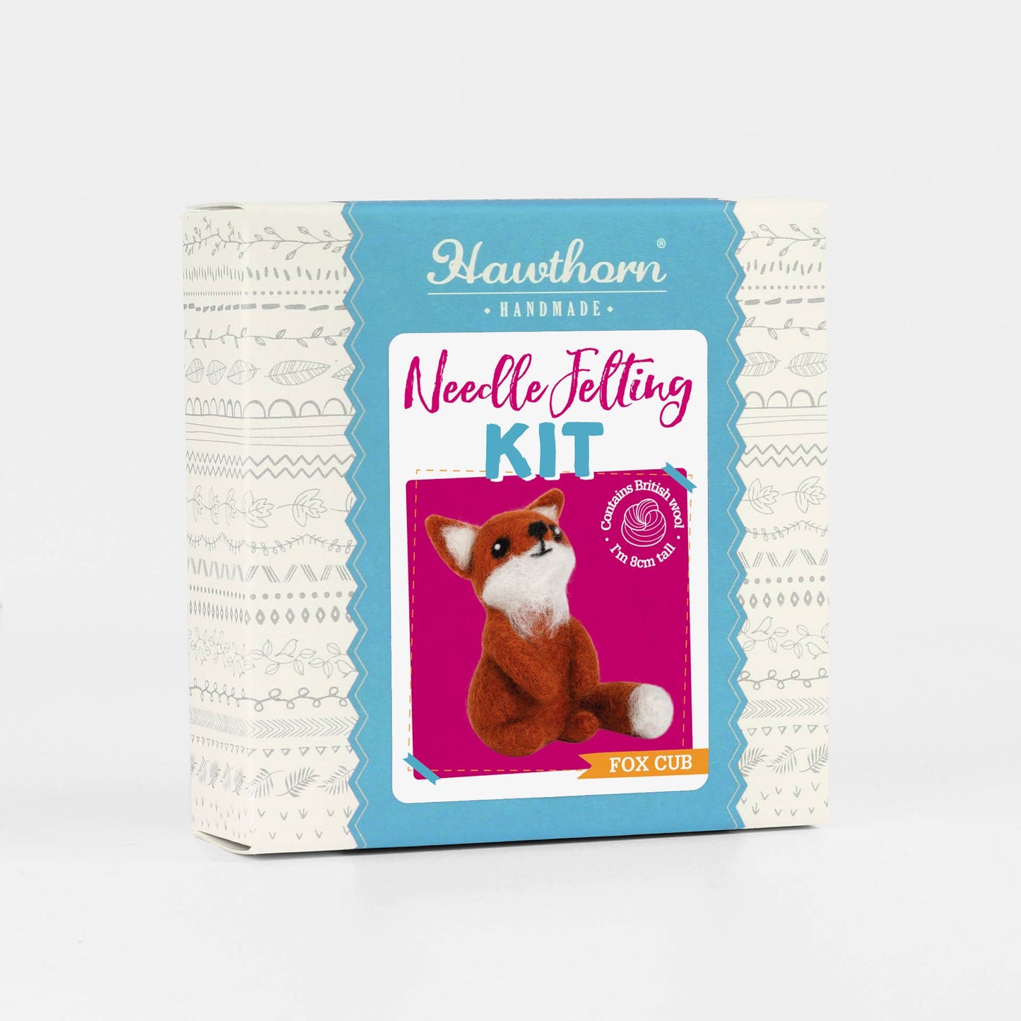 Fox Cub - Mini Needle Felting Craft Kit