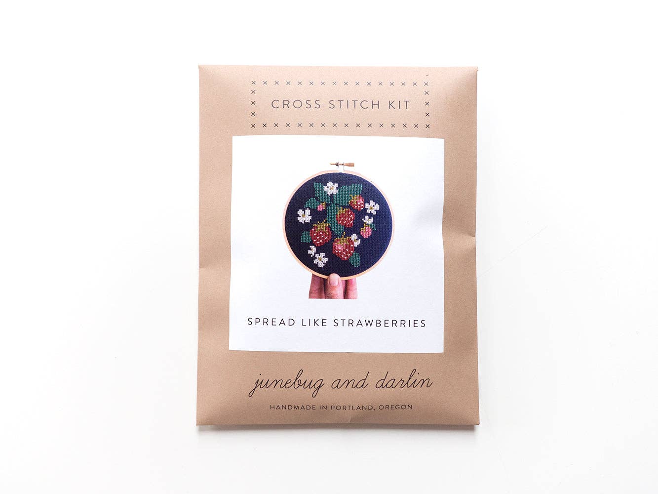 Spread Like Strawberries Cross Stitch Kit