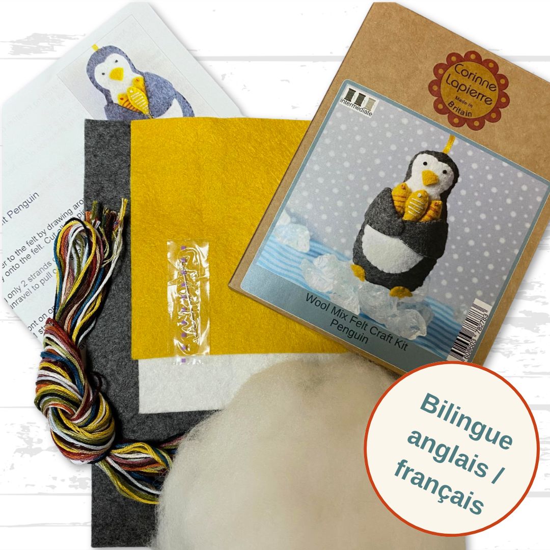 Corinne Lapierre Penguin Felt Craft Mini Kit
