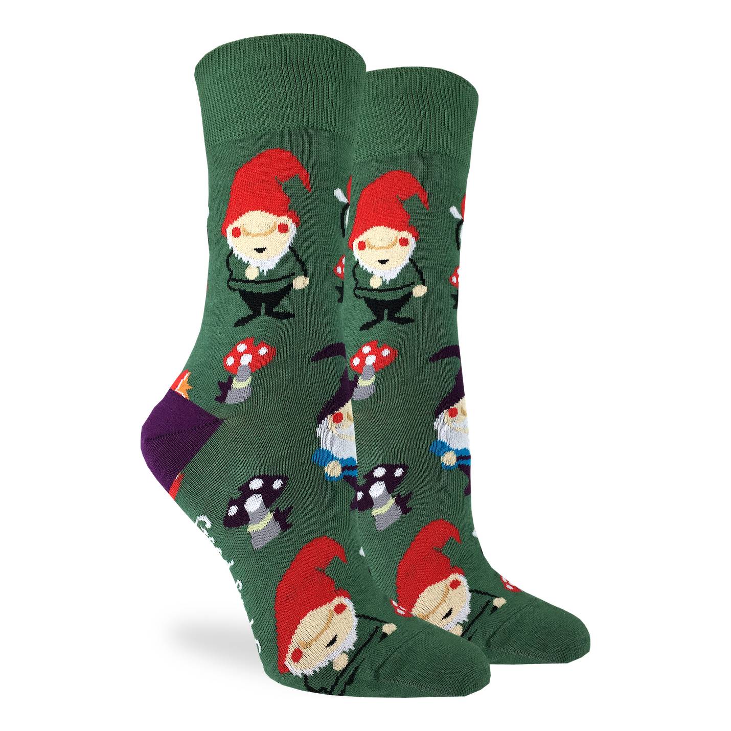 Good Luck Sock - Women's Lawn Gnomes Socks