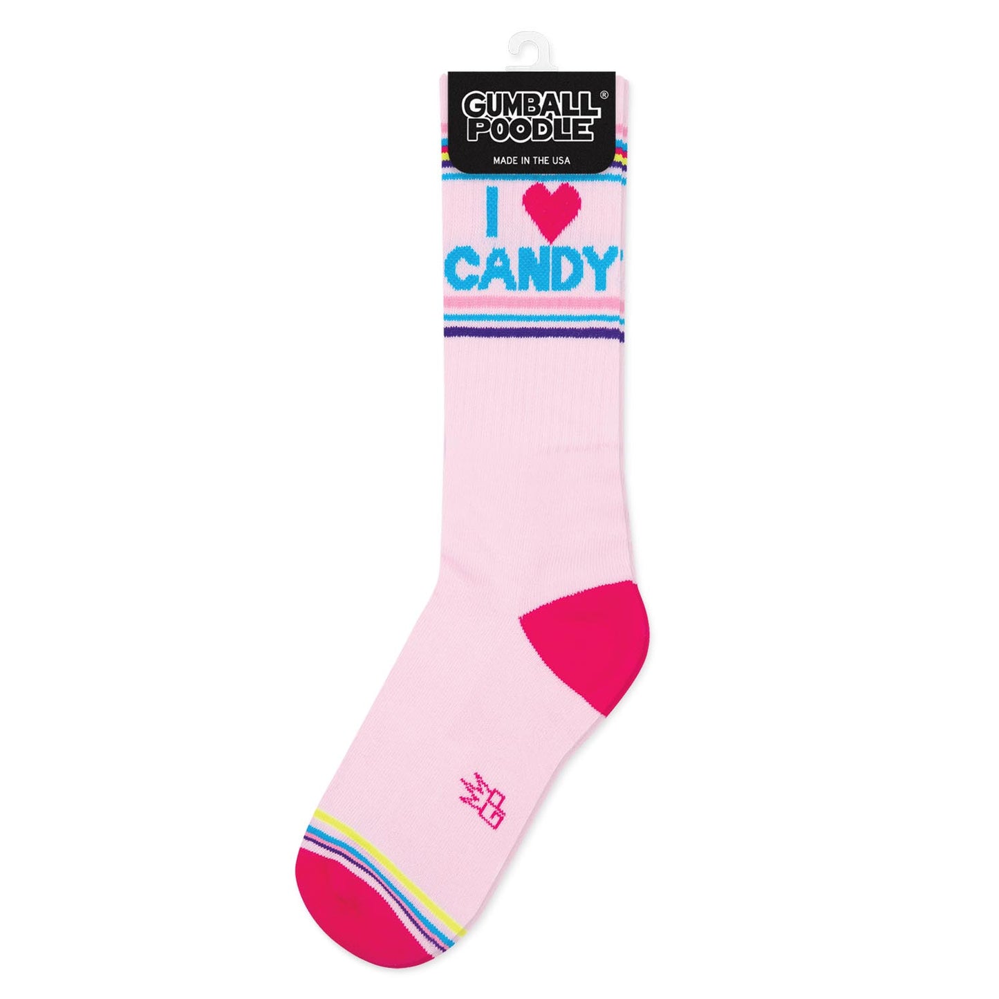 Gumball Poodle - I ❤️ Candy Gym Crew Socks