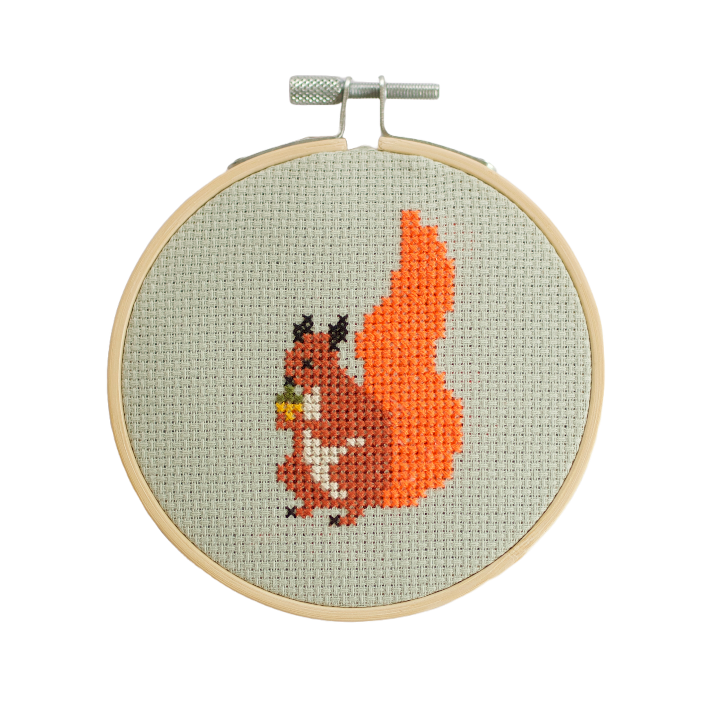 Cotton Clara Squirrel Cross Stitch Kit