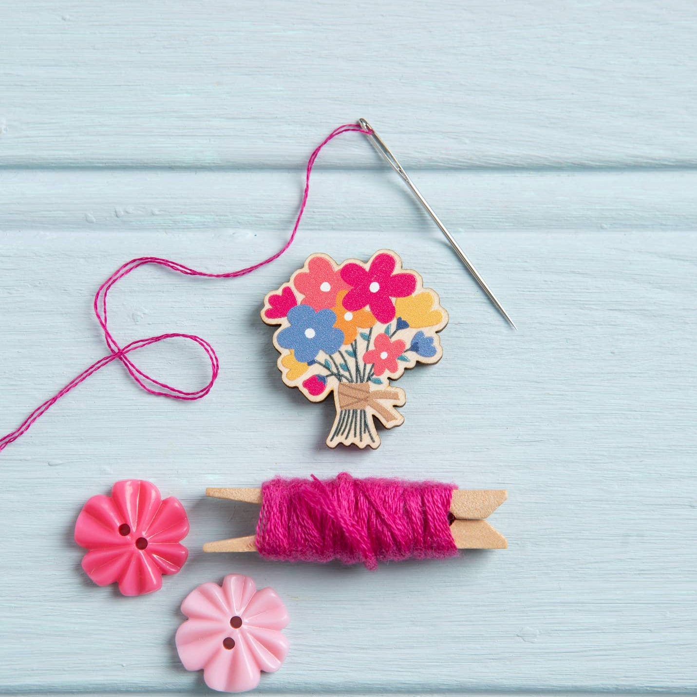 Flower Posy Magnetic Needle Minder