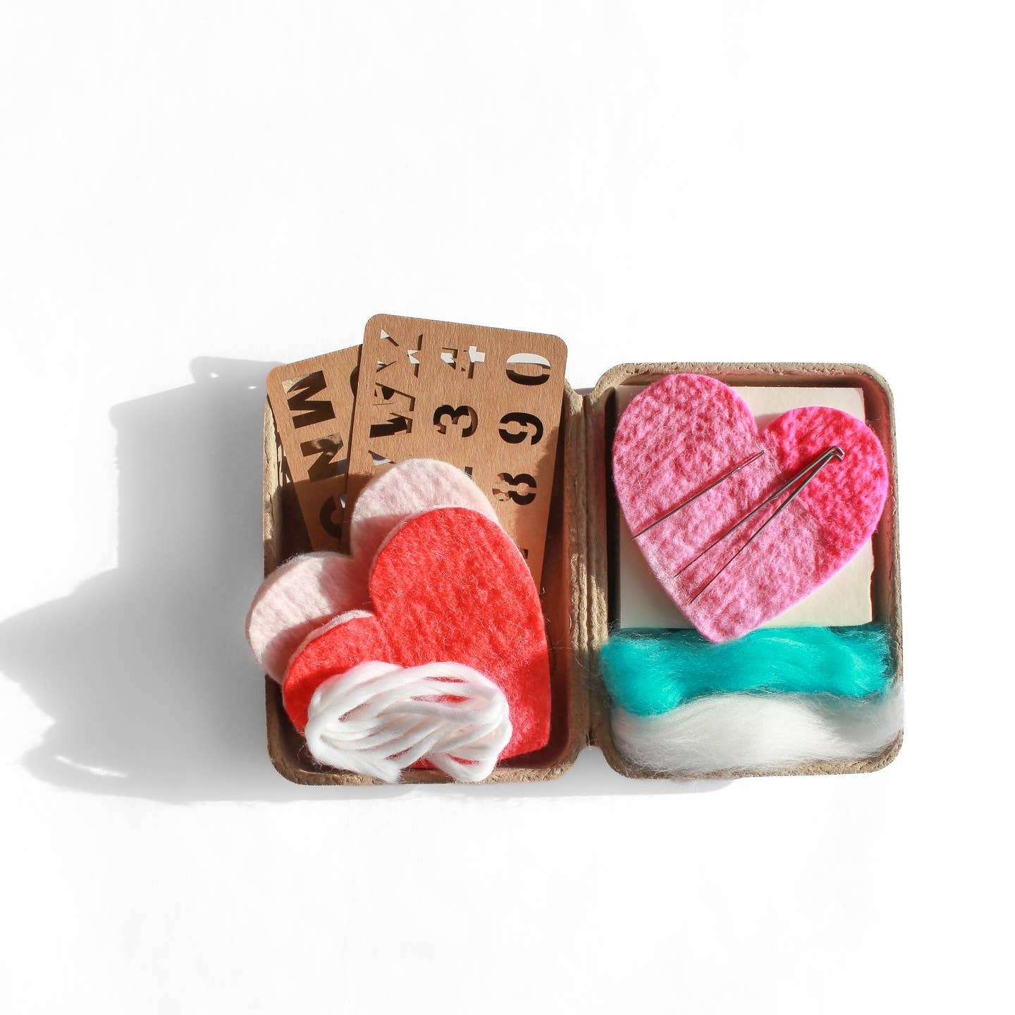 Sheep Creek Studio Mini Hearts Felting Craft Kit