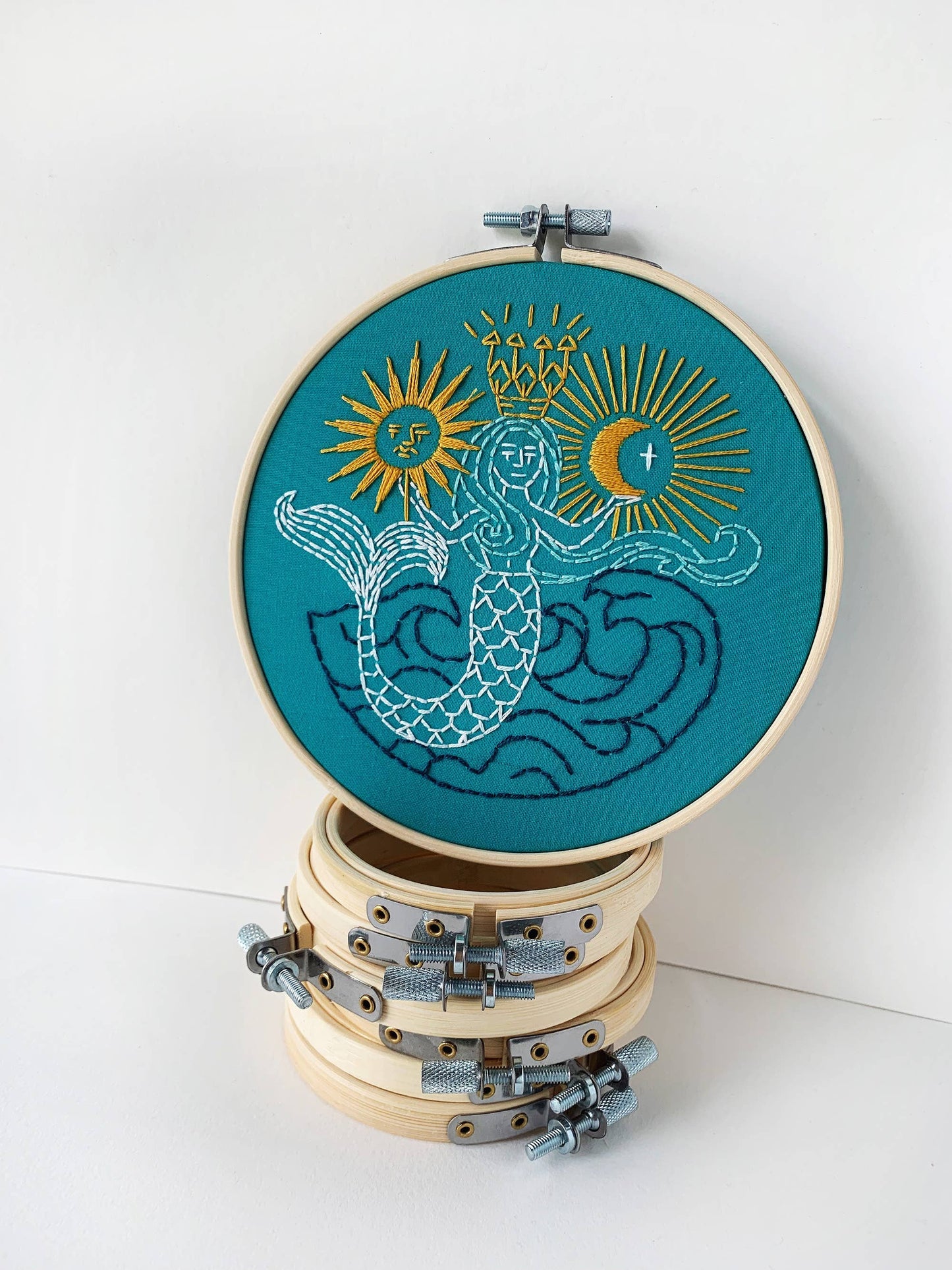 Rikrack Mermaid Embroidery Kit