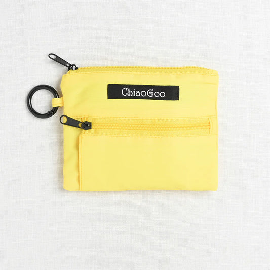 ChiaoGoo Yellow Fabric Accessory Pouch