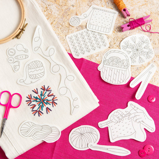 Yarn Stash - Stick & Stitch Embroidery Pack