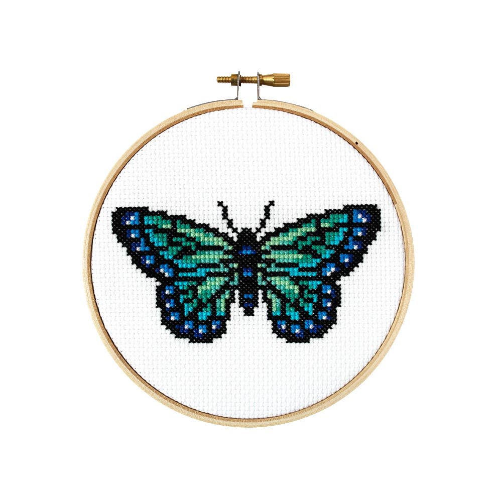 Stranded Stitch Butterfly Cross Stitch Kit