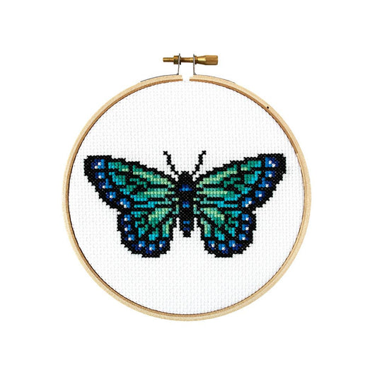 Stranded Stitch Butterfly Cross Stitch Kit