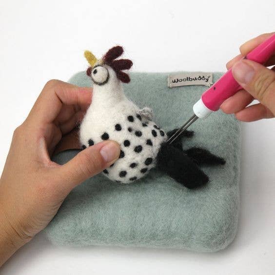 Small Size Needle Felting Mat: White