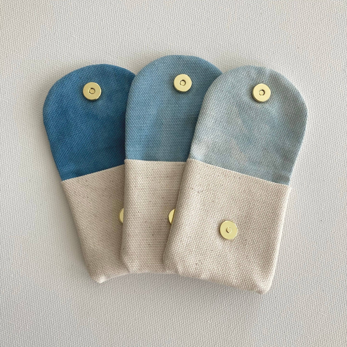 Sunday Sewing Charm Pouch - Blues