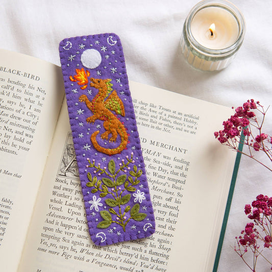 Dragon Bookmark Complete Felt Craft Kit