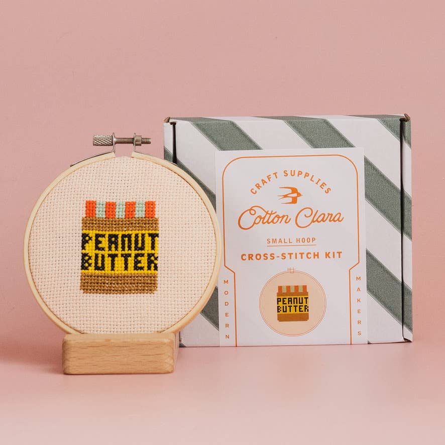 Cotton Clara Peanut Butter Cross Stitch Kit