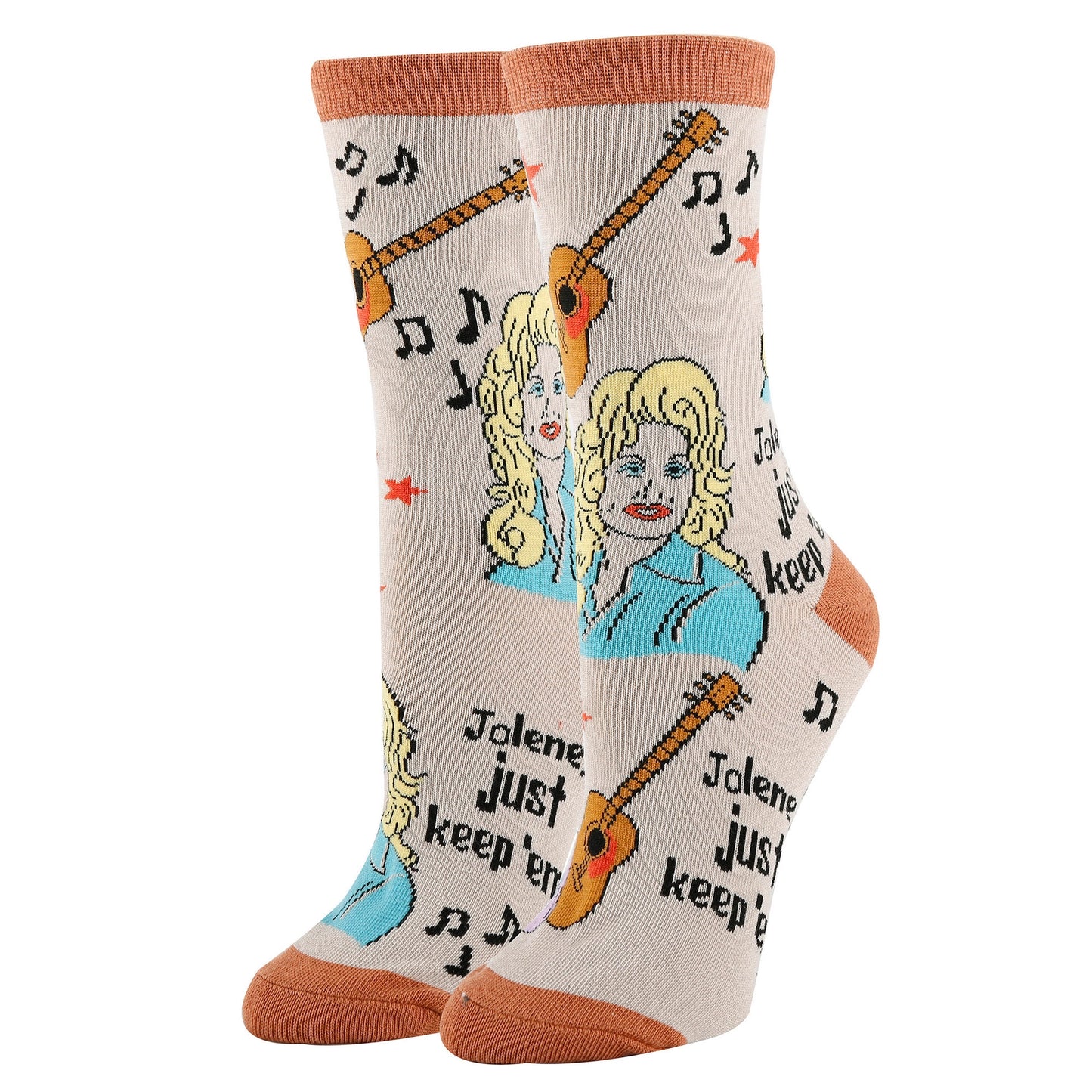 Oooh Yeah Socks - Just Keep 'em | Women's Jolene Funny Crew Socks