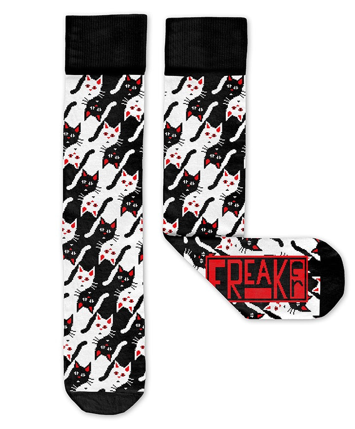 Freaker  - Cat Power | Women's USA Made Socks