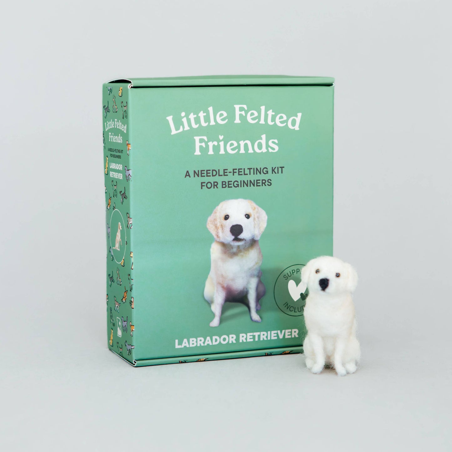 Little Felted Friends: Labrador Retriever Needle-Felting Kit