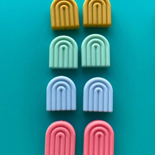 Comma Craft Co Knitting Needle Point Protectors Rainbow Set