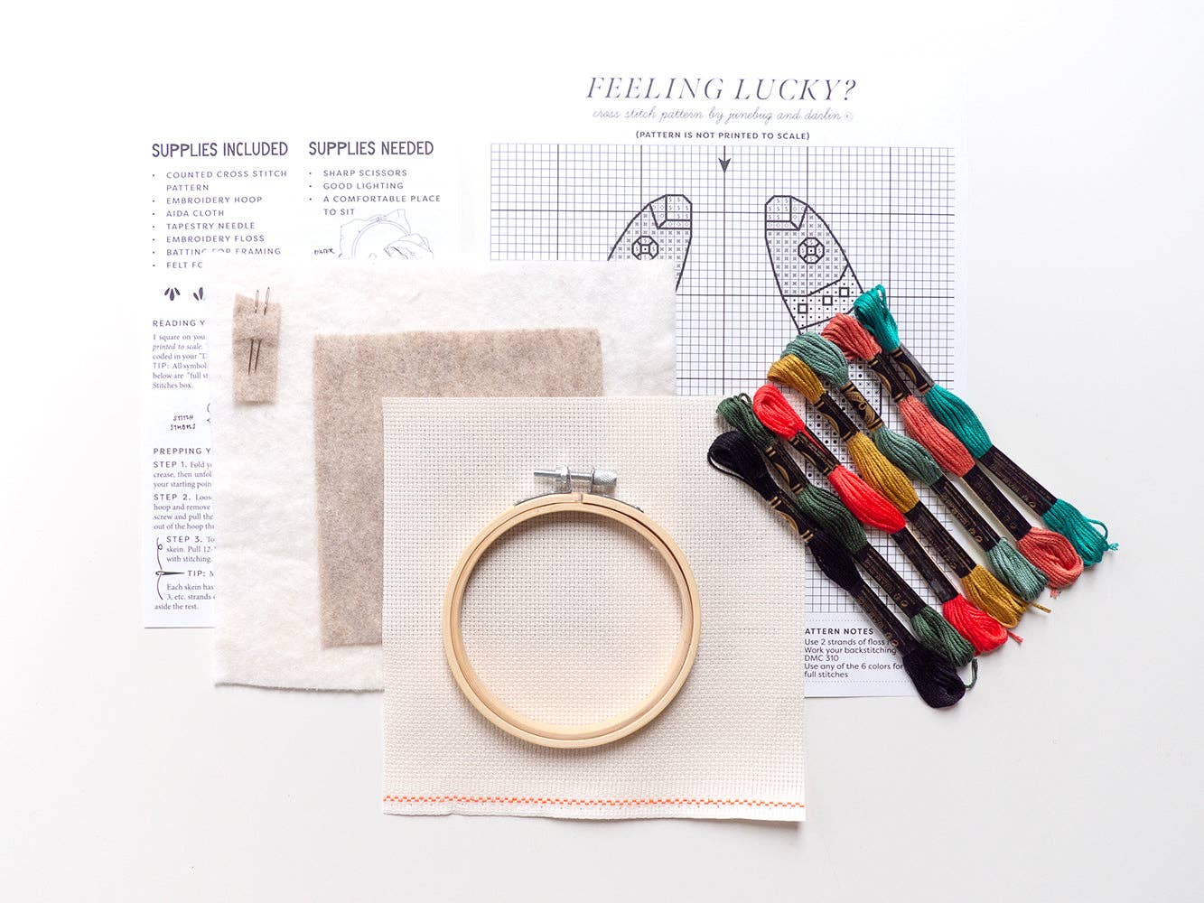 Feeling Lucky? Cross Stitch Kit