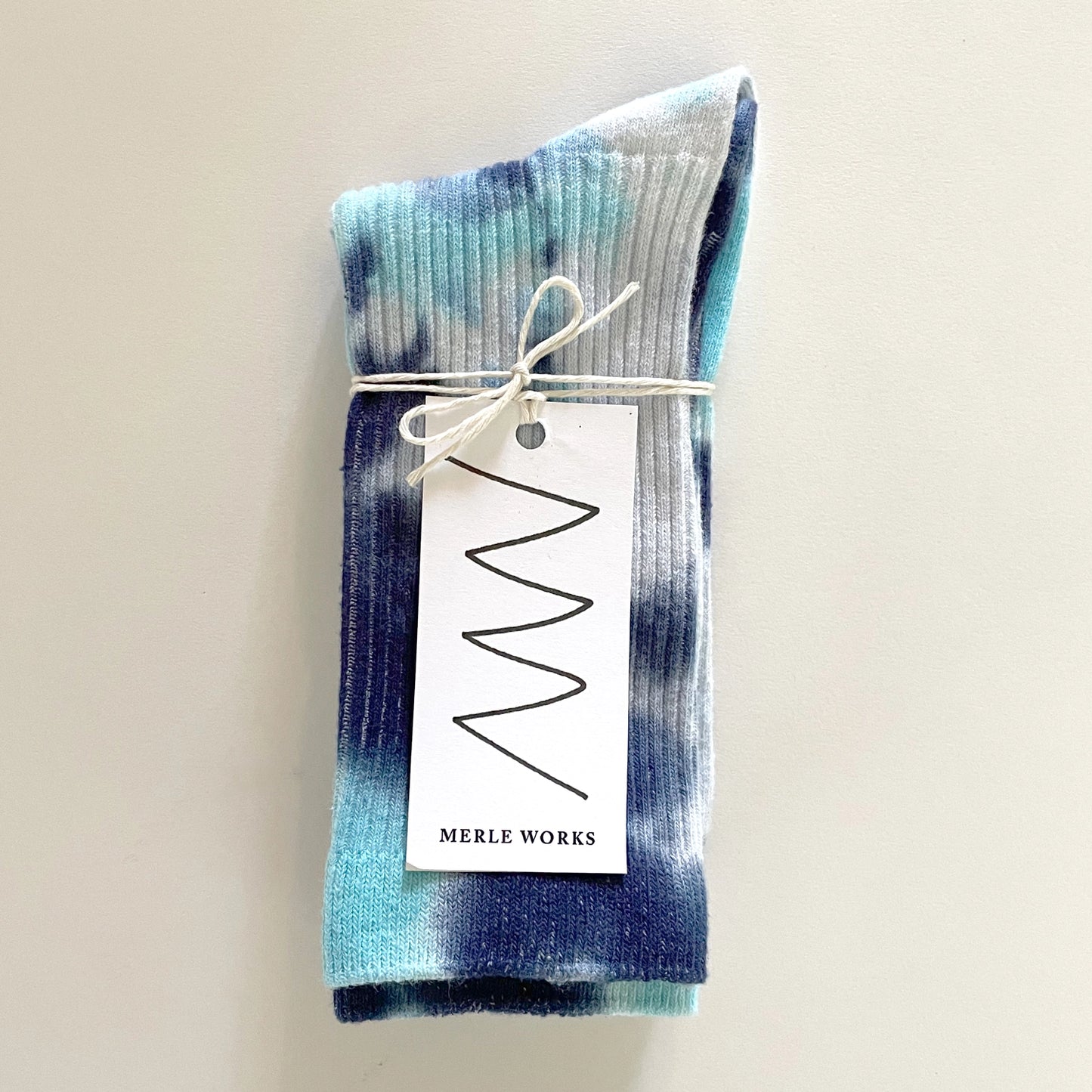 Merle Works - Surf Tie-Dye Dressy Socks