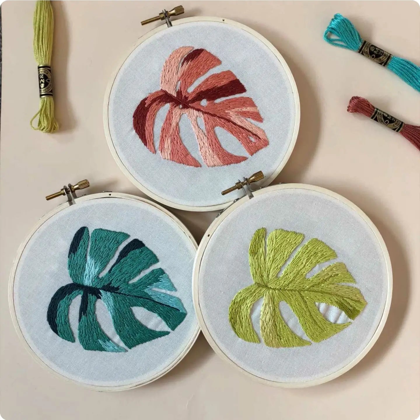 M Creative J Embroidery Kits