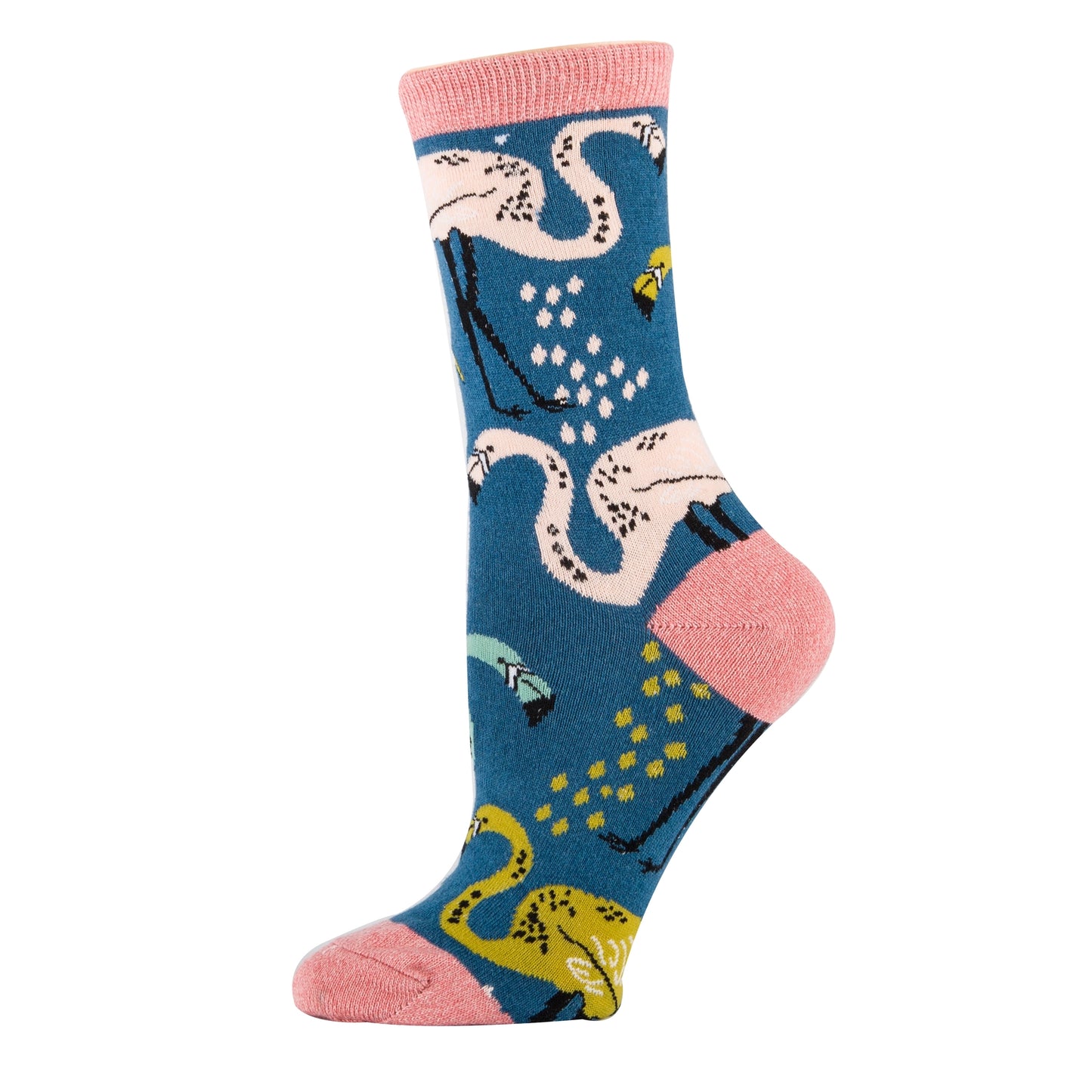 Oooh Yeah Socks - Roadrunner| Women's Premium Cotton Crew Dress Socks