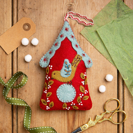 Corinne Lapierre Folk Birdhouse Felt Craft Mini Kit