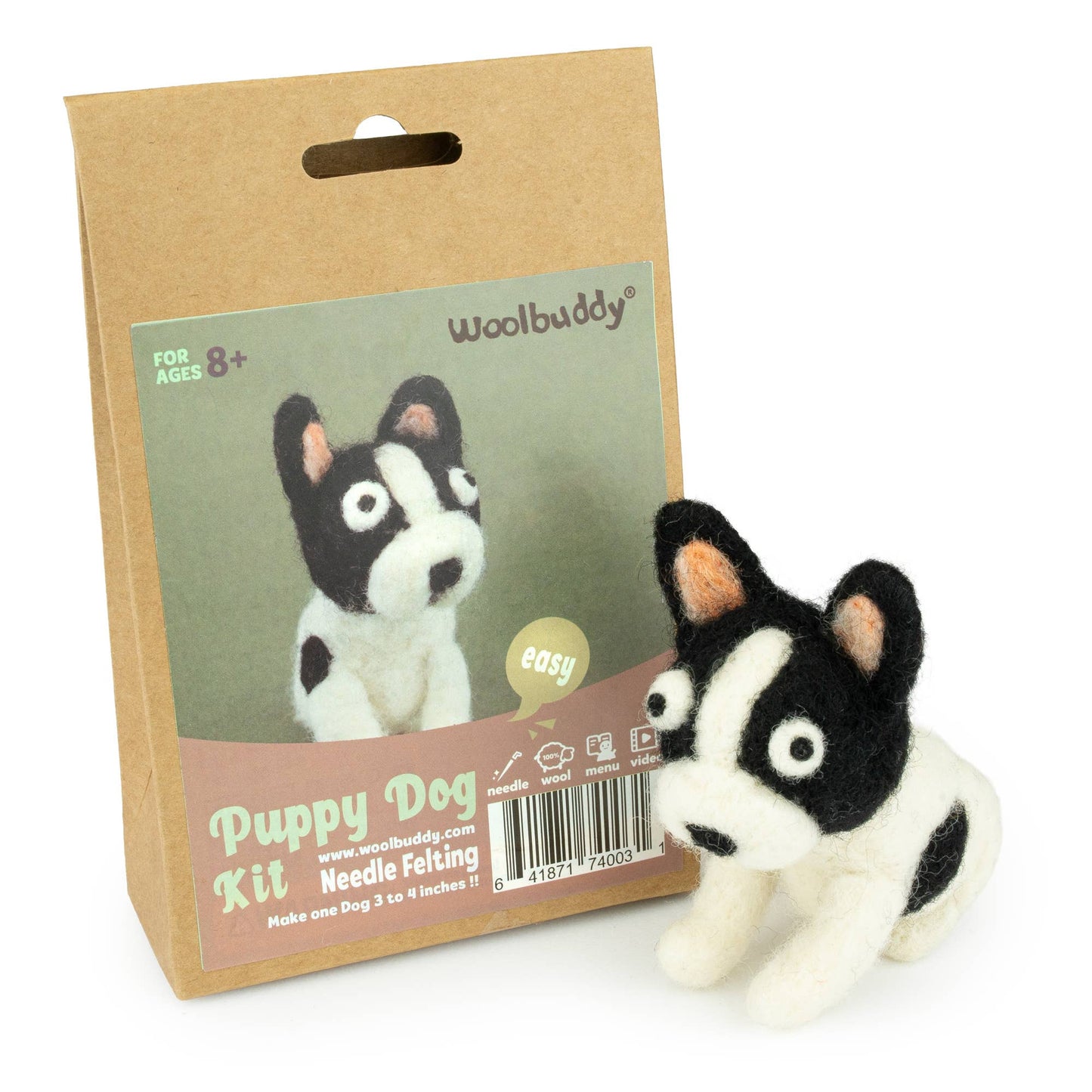 Woolbuddy DIY Needle Felting Kit - Puppy Dog