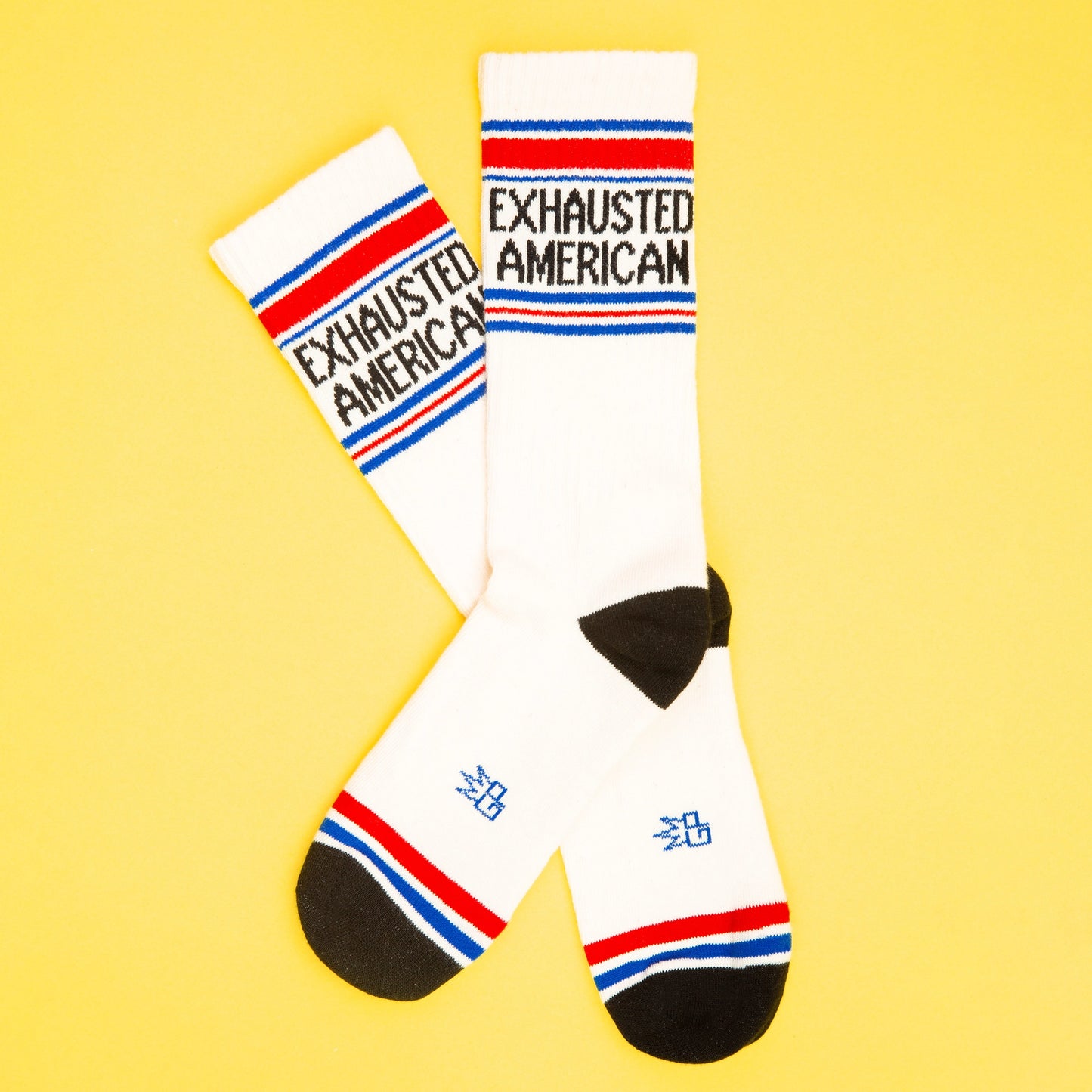 Gumball Poodle - Exhausted American Gym Crew Socks
