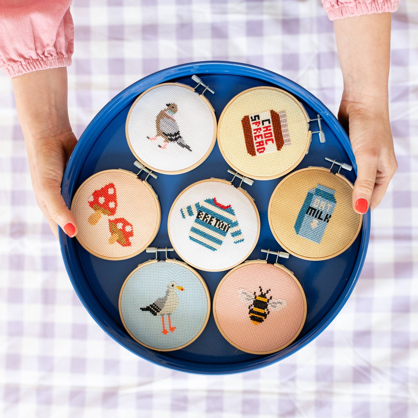 Cotton Clara Bumble Bee Cross Stitch Kit