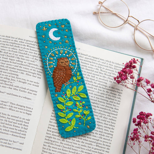 Owl Bookmark Complete Felt Craft Kit