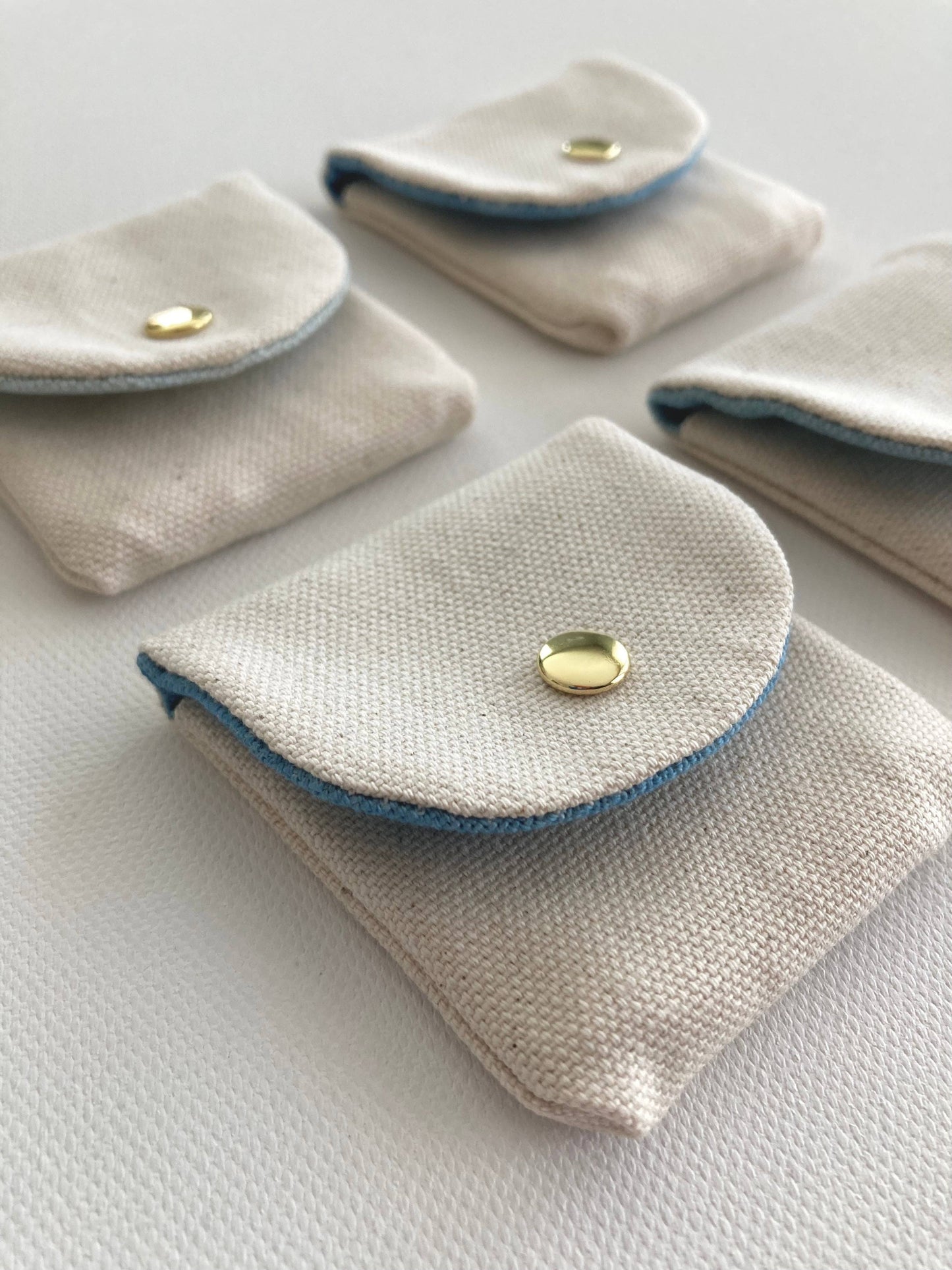 Sunday Sewing Charm Pouch - Blues