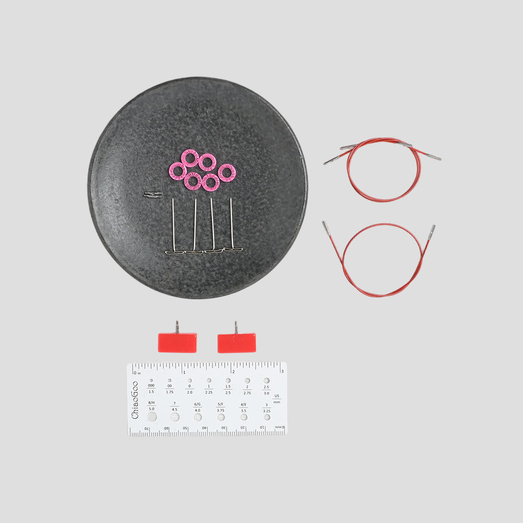 ChiaoGoo TWIST Shorties Set #0-3 (Red)