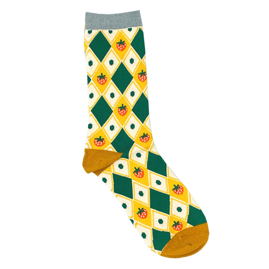 Rainbow Unicorn Birthday Surprise - Johanna Whimsical Pattern Crew Socks – little strawberries