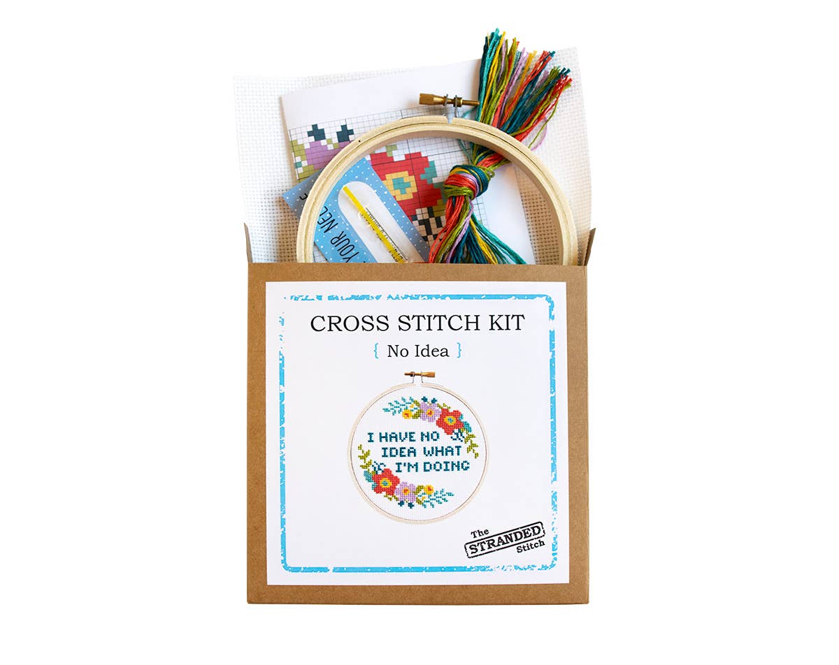 Stranded Stitch No Idea Cross Stitch Kit